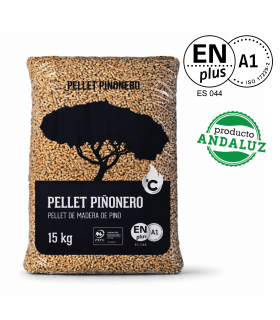 Pellet Certificado ENplus A1 PIÑONERO 15kg