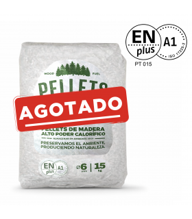 Pellet Certificado ENplus A1 TRANSNIL 15kg